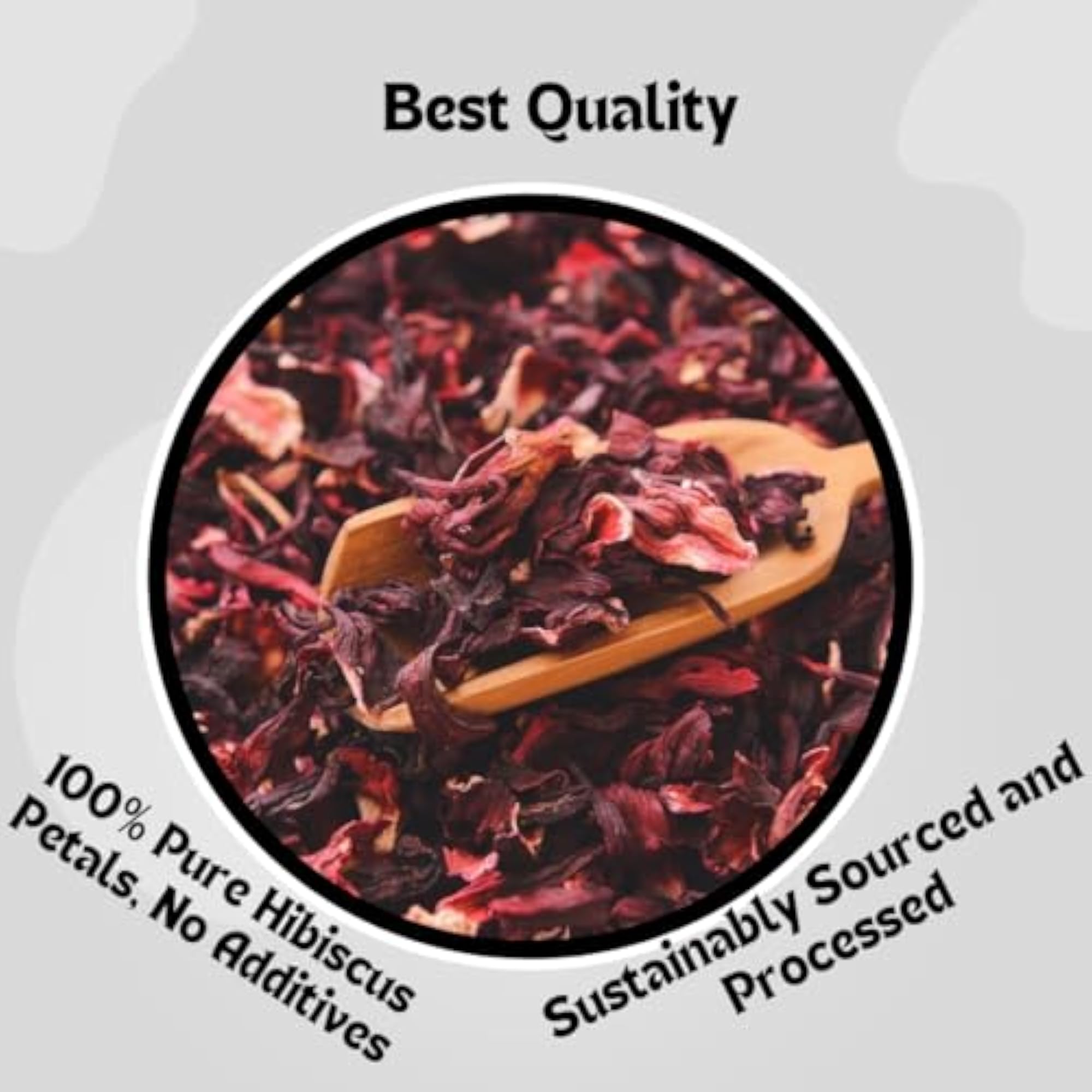 Aromatica Dried Hibiscus Flowers, 100% Pure & Natural